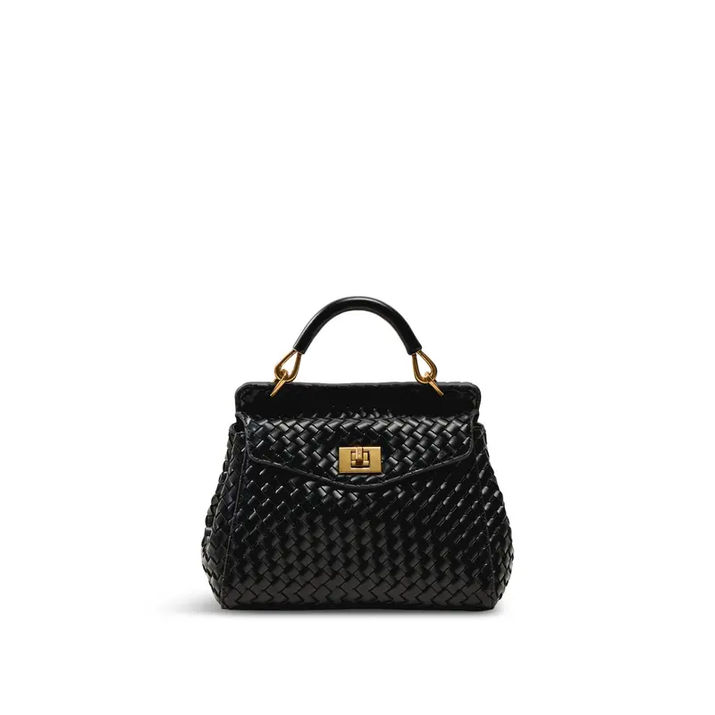Lucia Classic Top Handle Woven bag