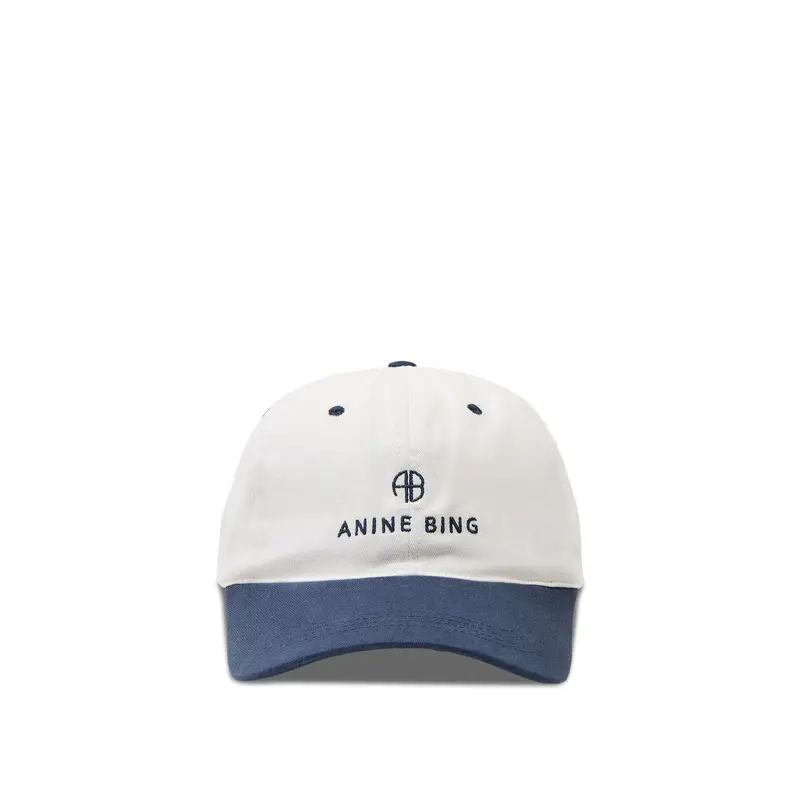 Jeremy Baseball Cap Ivory And Navy