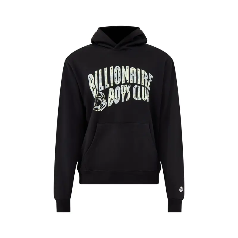 Tri-Tone Arch Logo Popover Hood Black