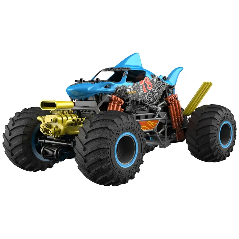 Shark Race Remote Control Monster Truck with Smoke 1:10 Scale