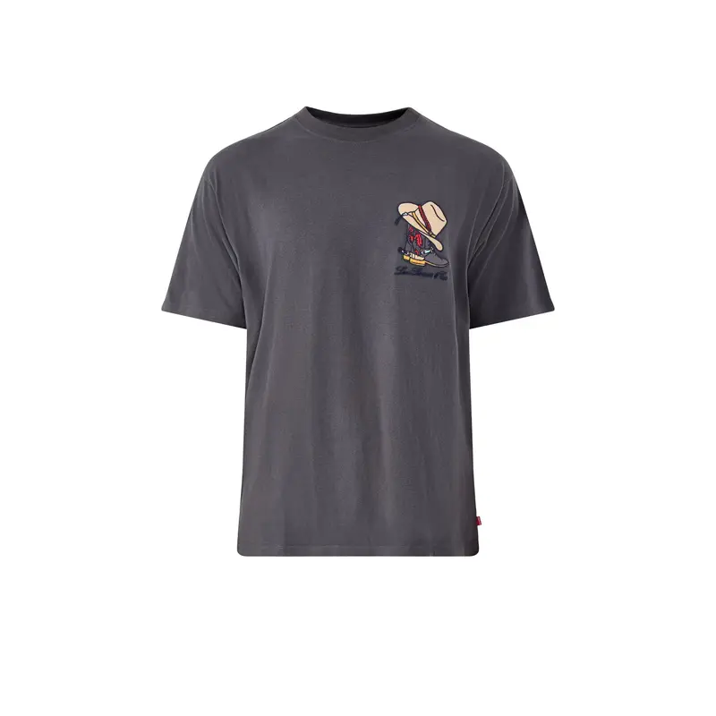 Vintage Fit Graphic Tee Horseshoe Bison