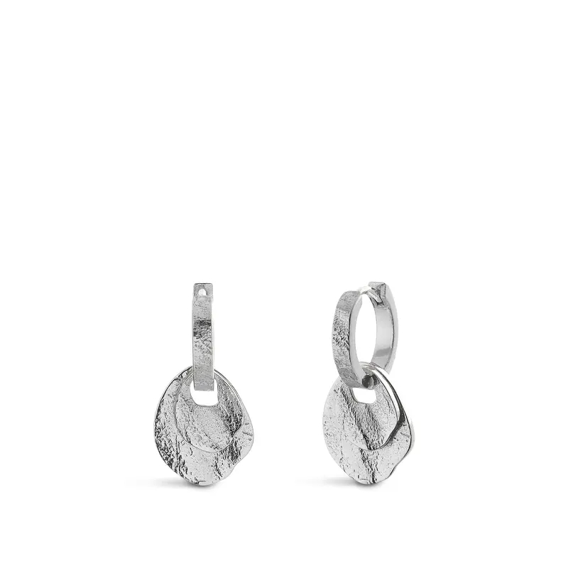 Baia Drop Earrings Silver