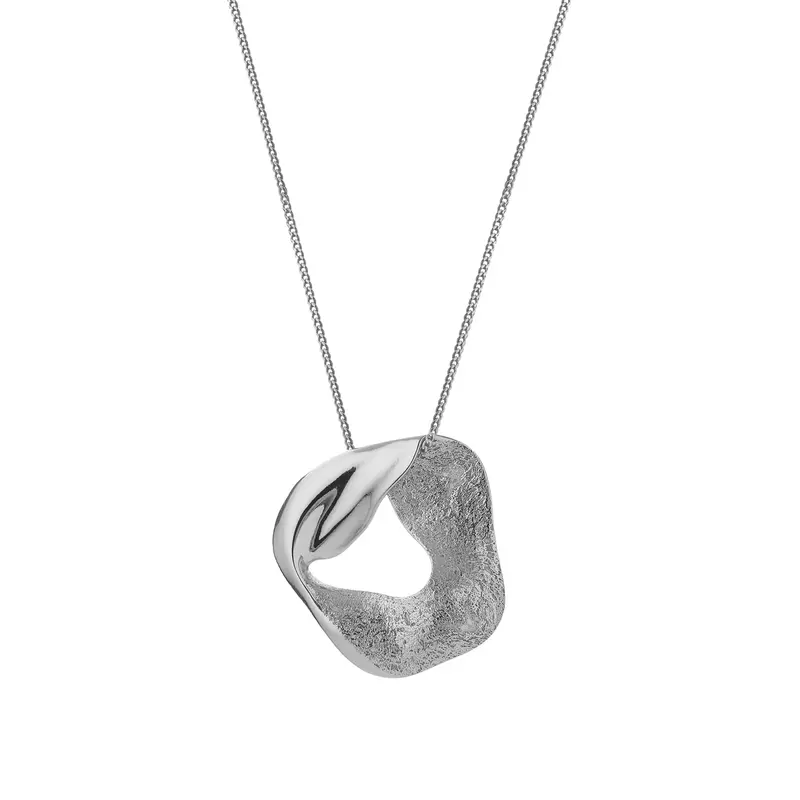 Wave Necklace Silver