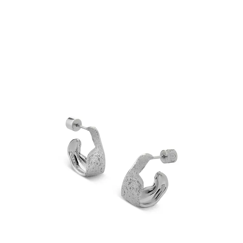 Wave Earrings Silver