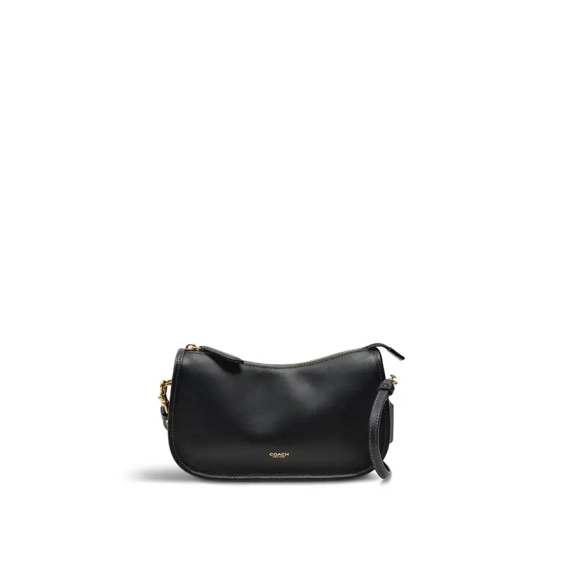 Natural Grain Leather Waverly Bag Black