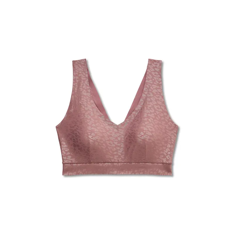 SoftStretch V Neck Padded Crop Top