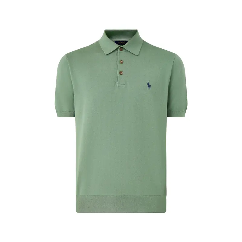 Knitwearted Polo Top Fatigue