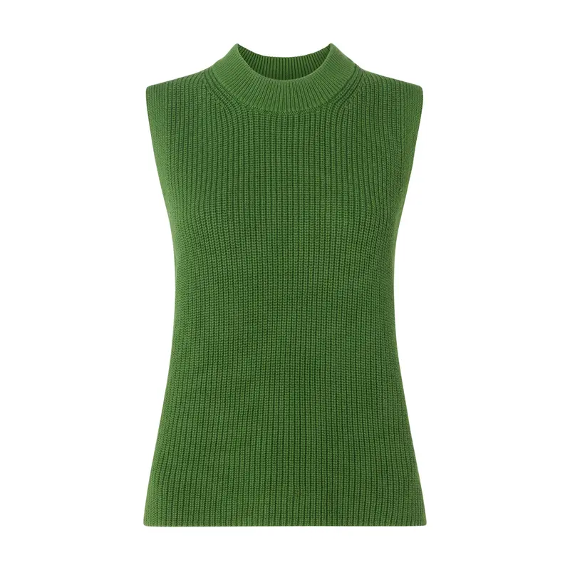 Cotton Back Detail Ribbed Tank