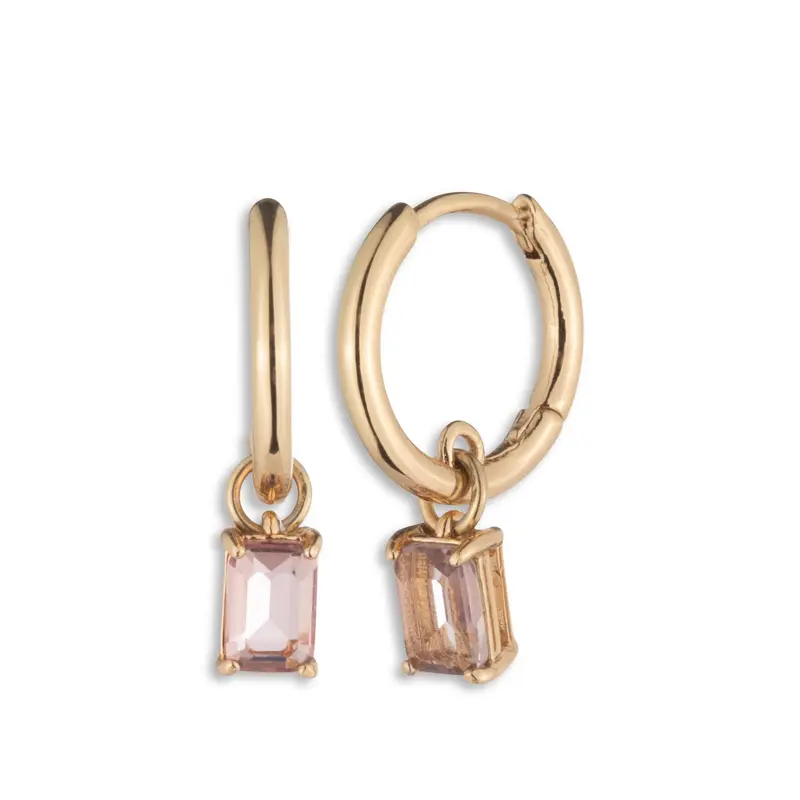 Split Hoop Earrings Gold