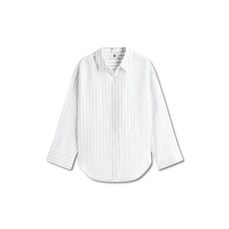 Oversized Fit Linen Shirt