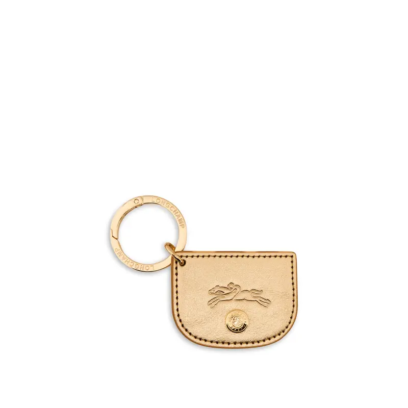 Epure Flag Leather Keyring Gold