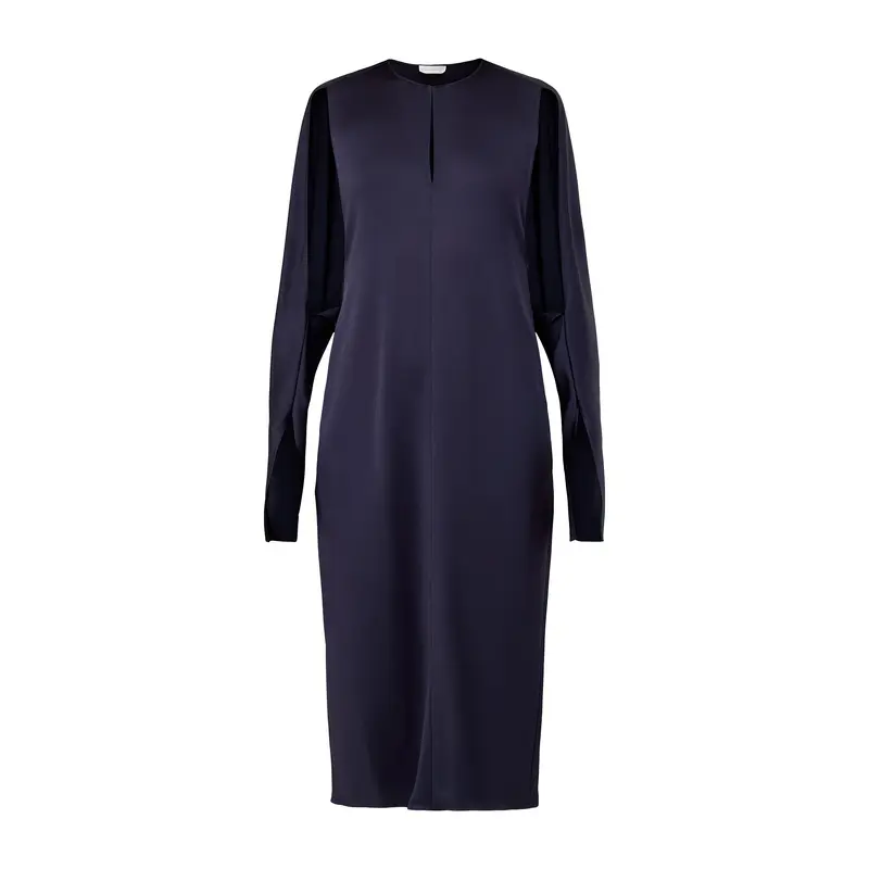 Satin Cutout Detail Gown