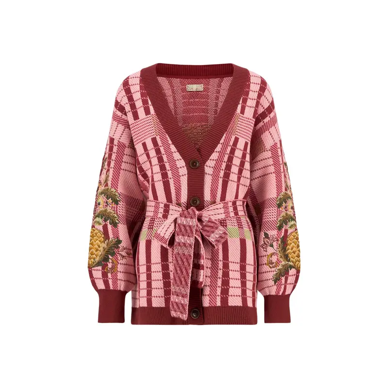 Barbour X Farm Rio Luisa Embroidered Cardigan