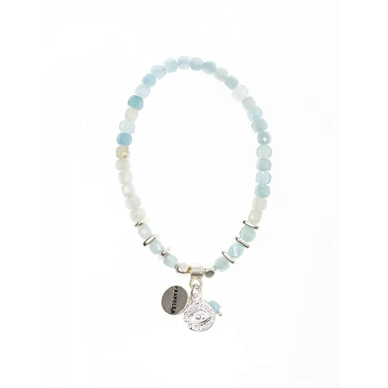 Beryl Evil Eye Bracelet