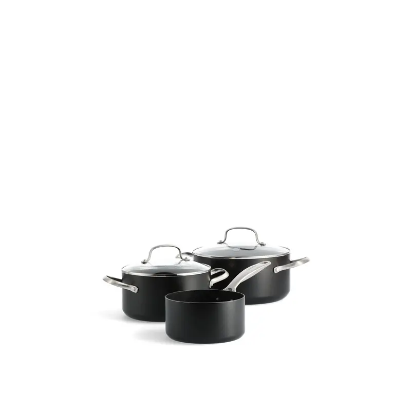 Copenhagen 3 piece Saucepan Set 16.5cm 24.5cm