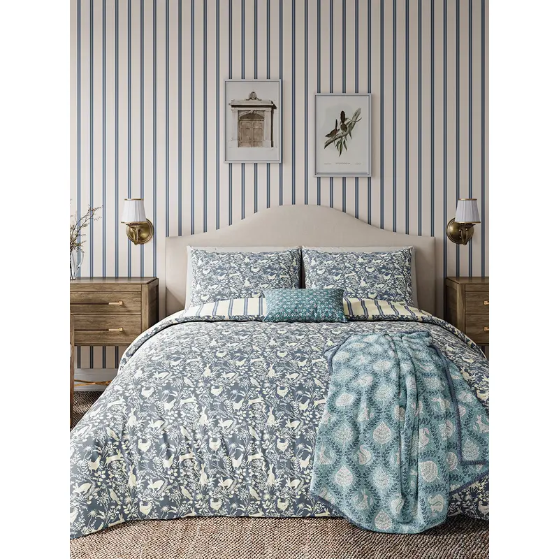 Blue Forest Friends Cover Set King