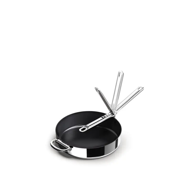 Space Steel Stainless Steel Coated Frying Pan 28cm