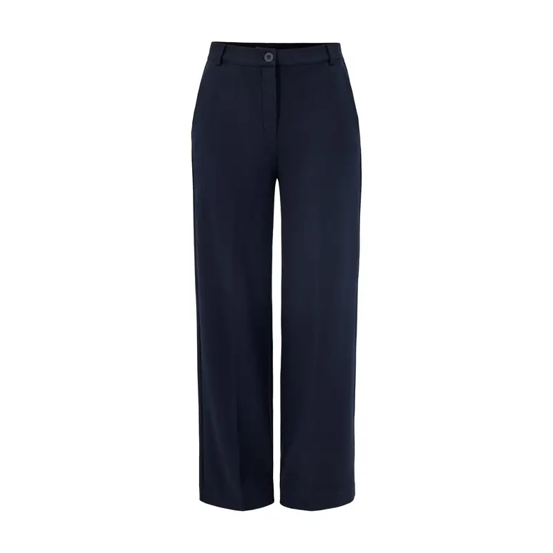 Zelota Straight Wide Leg Trouser Navy