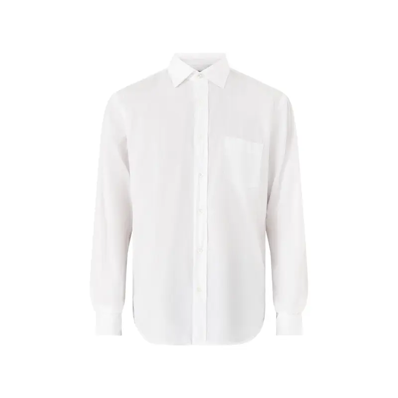 Paul Pat Peach Twill Woven Shirt White