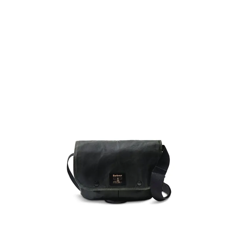 Barbour Field Wax Riever Crossbody Bag Sage
