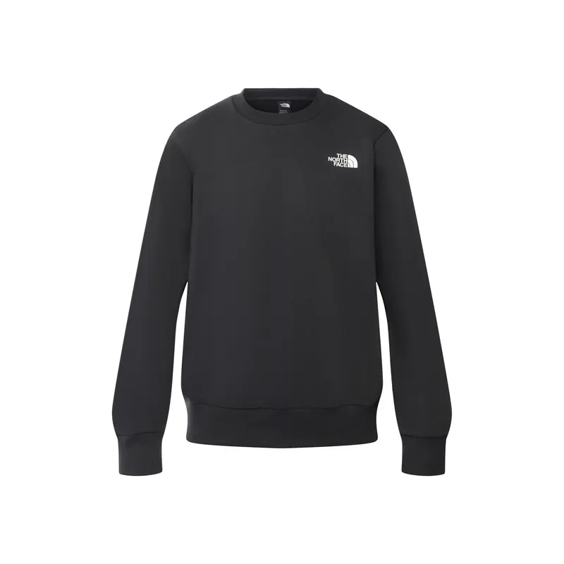 Simple Dome Crew Neck Sweatshirt Black