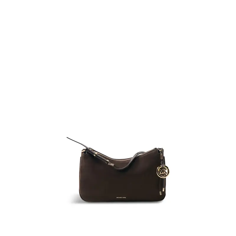 Nolita Suede Hobo Shoulder Chocolate Brown