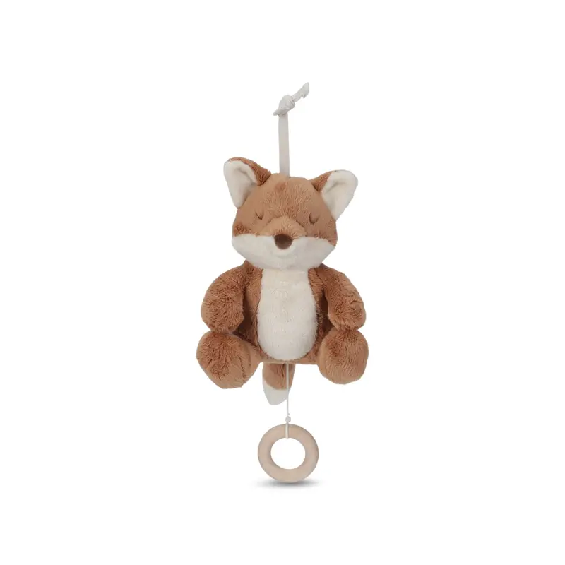 Forest Friends Fox Music Box Blue