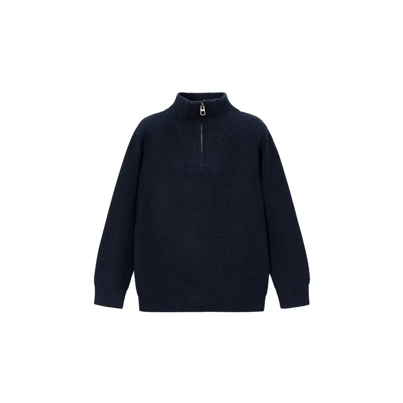 Quarter Zip Sweater Navy