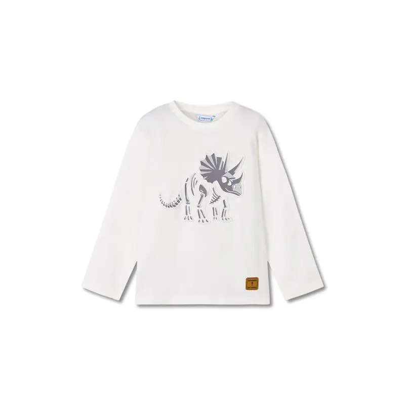 Triceratops T-Shirt Cream