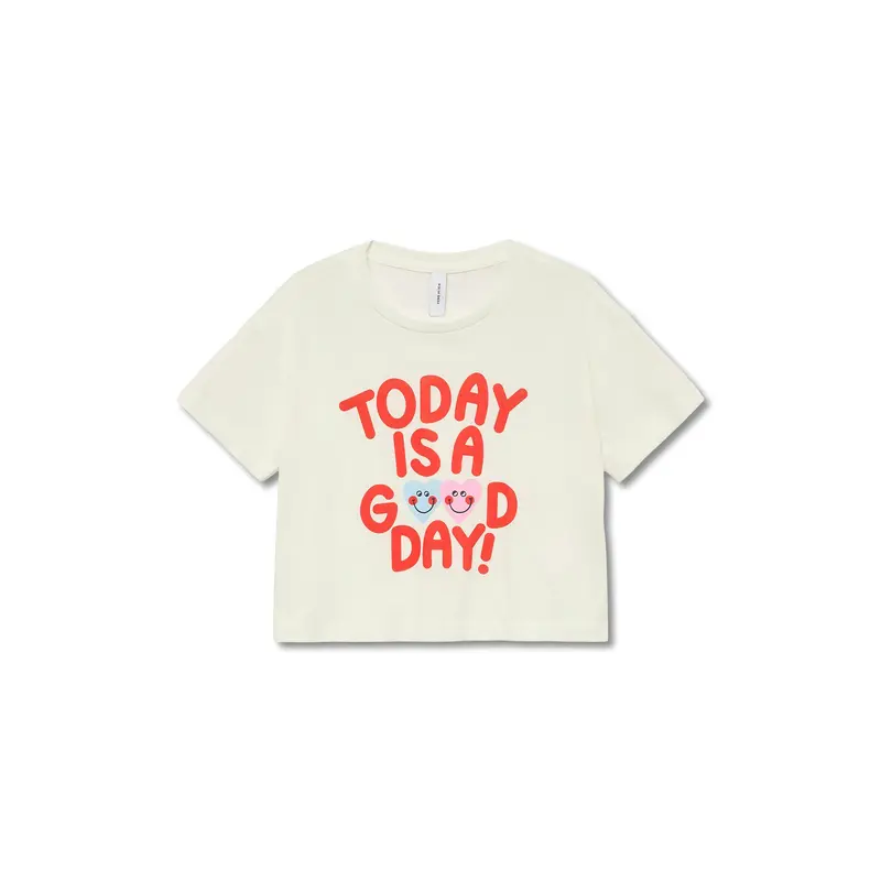 Feel Cropped T-Shirt Snow White