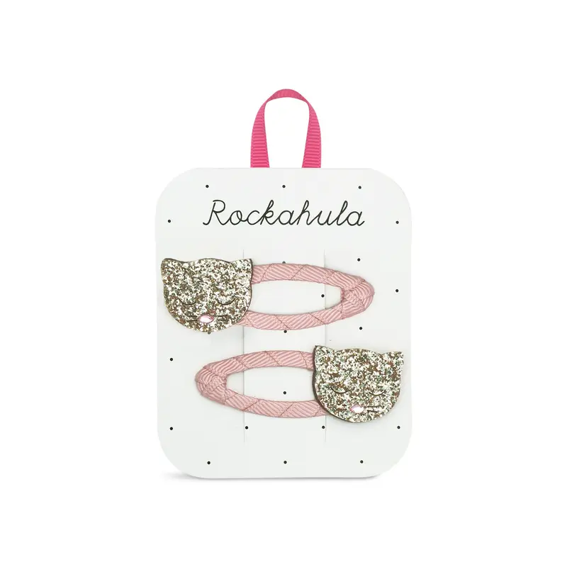 Clara Cat Hair Clips Gold