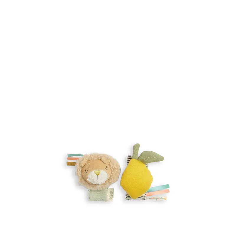 Lion Wrist Rattle 2 Pack