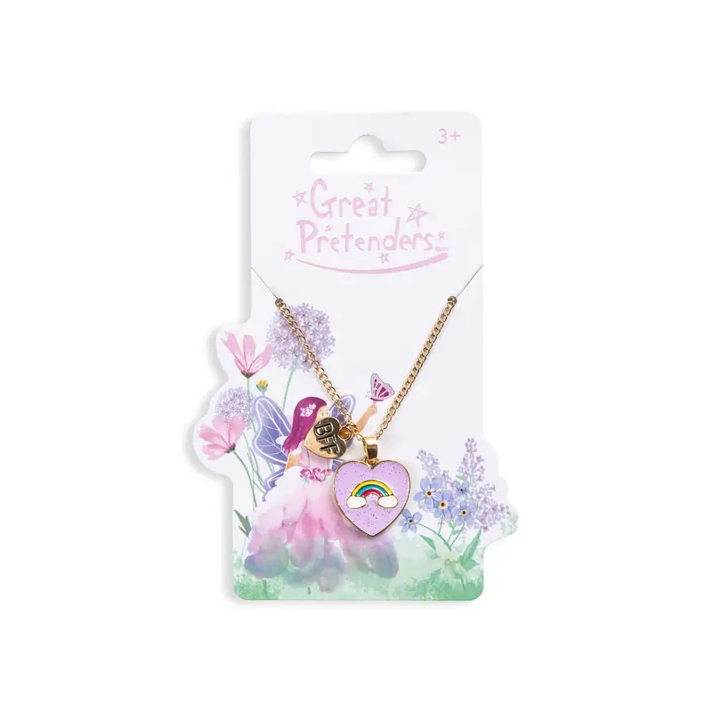 Rainbow Butterfly BFF Necklaces