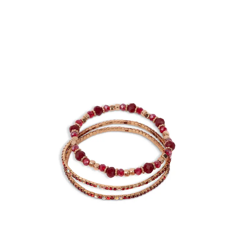 Ruby Red Bracelet Set
