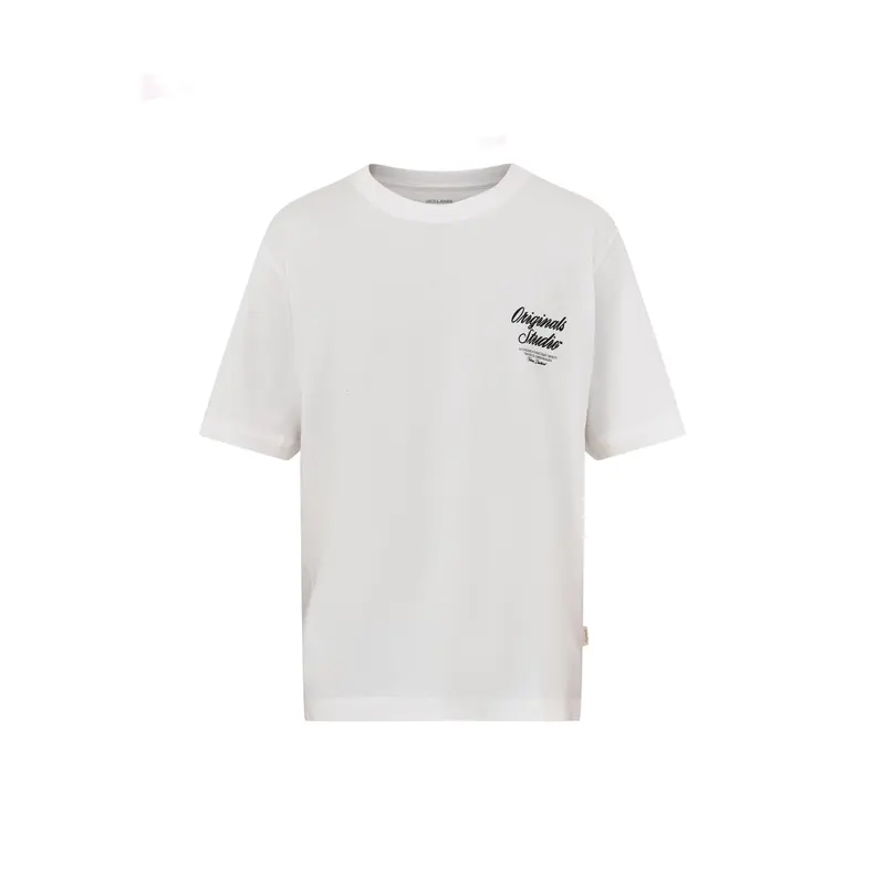 Typo Crew Neck T-Shirt White