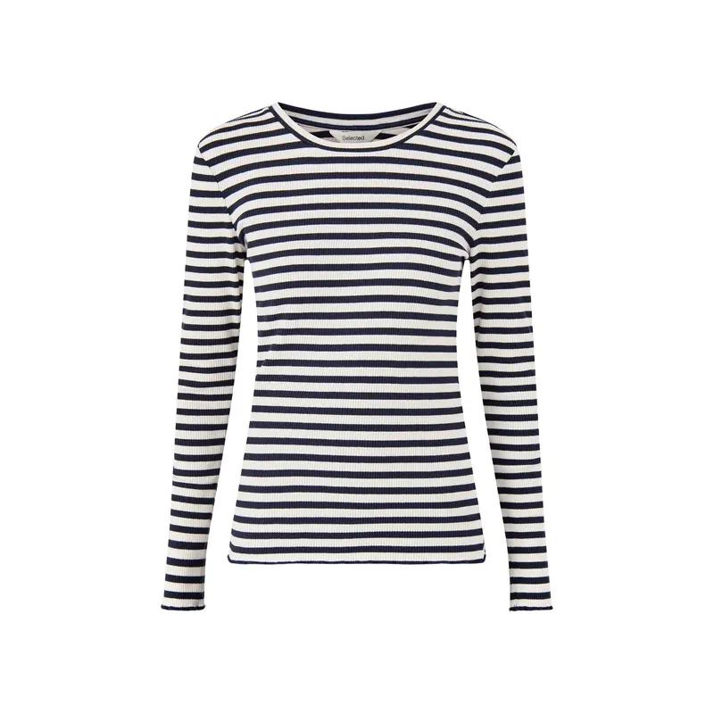 Anna Crew Neck Tee Stripe