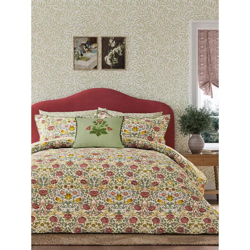 Rose Green Duvet Cover Set