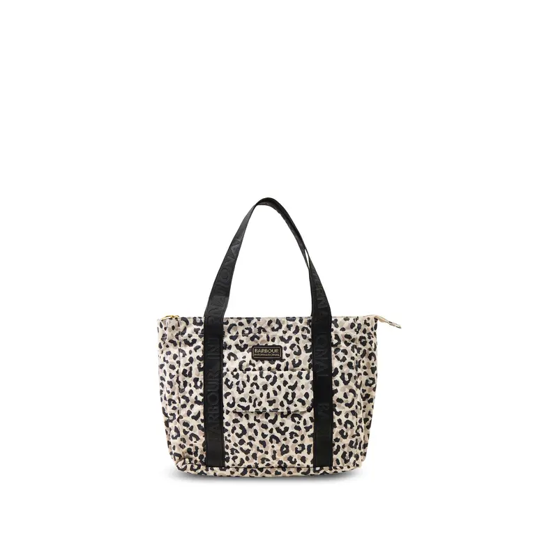 Boulevard Leopard Print Canvas Tote Bag Jasmine
