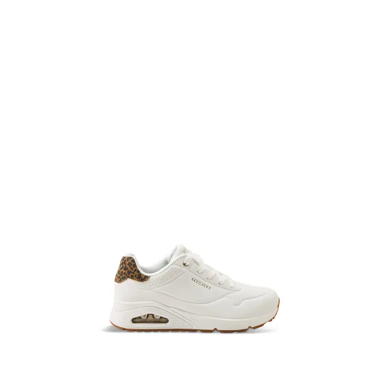 Uno Cushioned Platform Trainers White