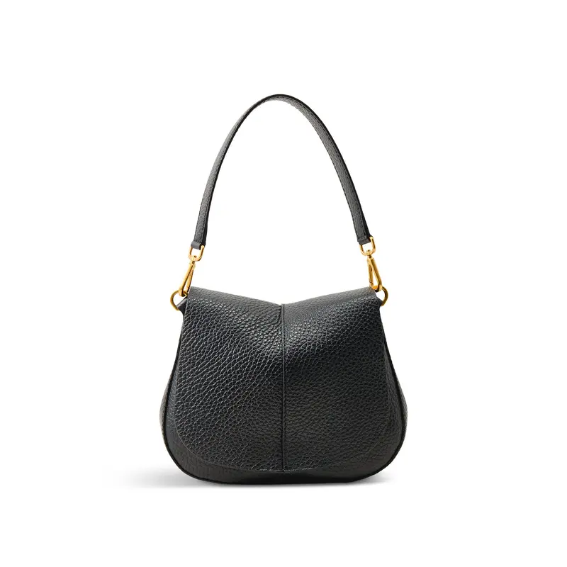 Helena Round Crossbody Bag Black