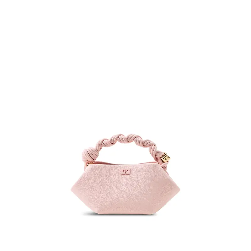 Bou Mini Grained Leather Crossbody Bag Pink