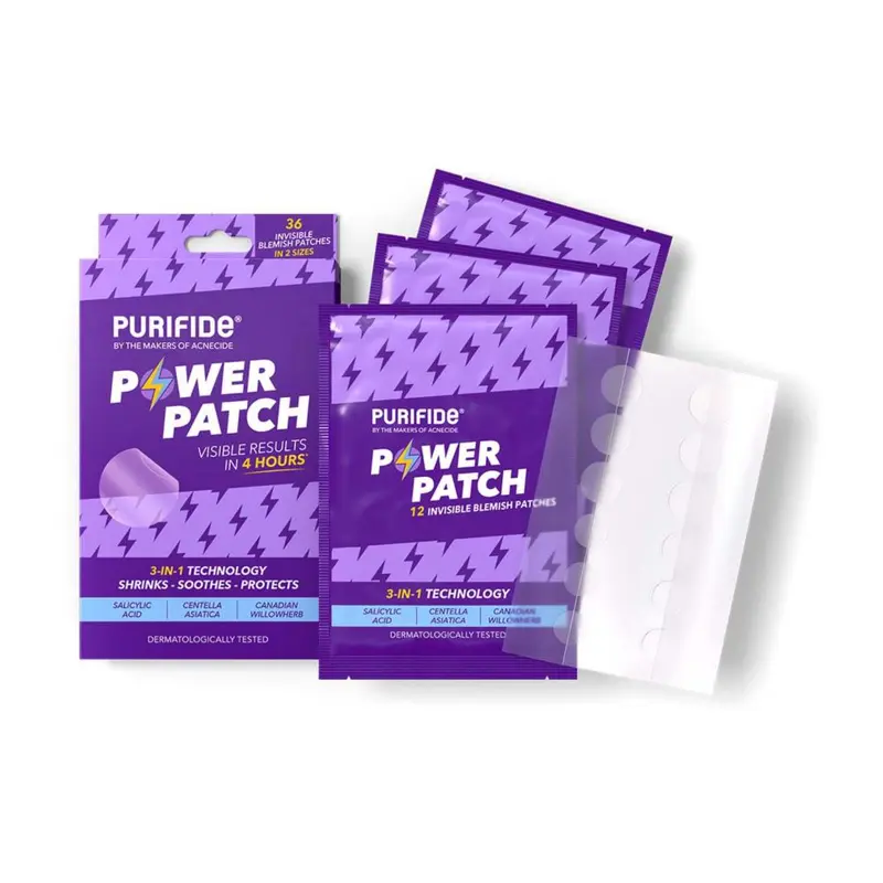 Purifide by Acnecide Salicylic Acid Spot Power Patches for All Skin Types, 36 Patches