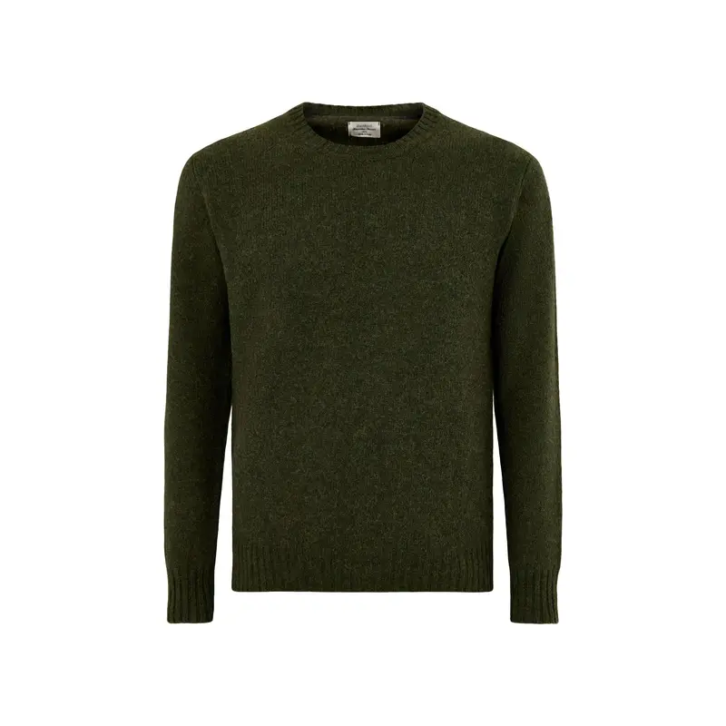 Brushed Shetland Crew Knit