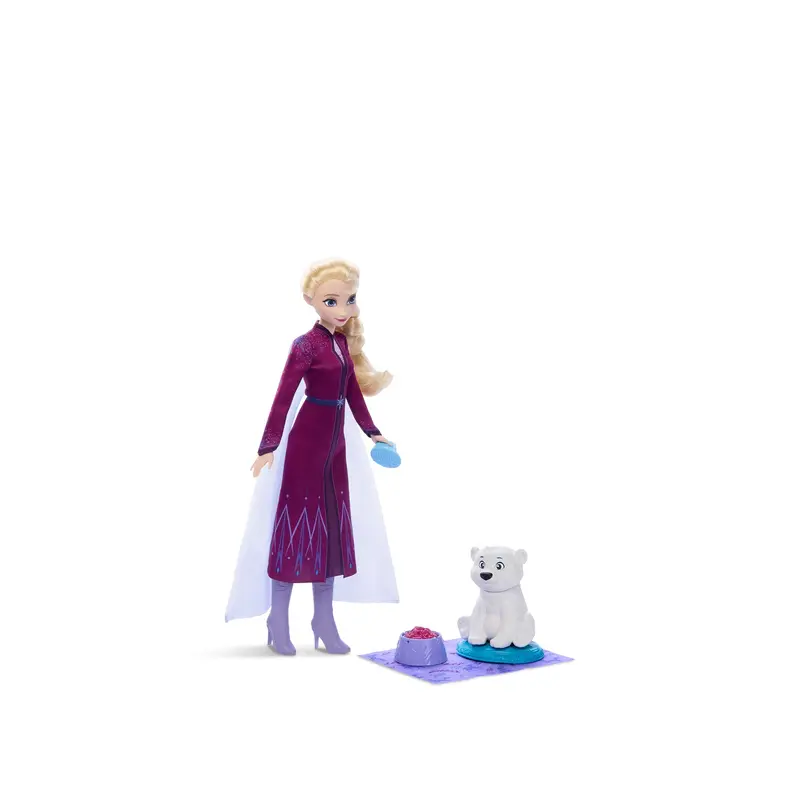 Frozen Elsa and Baby Bear Soft Toy