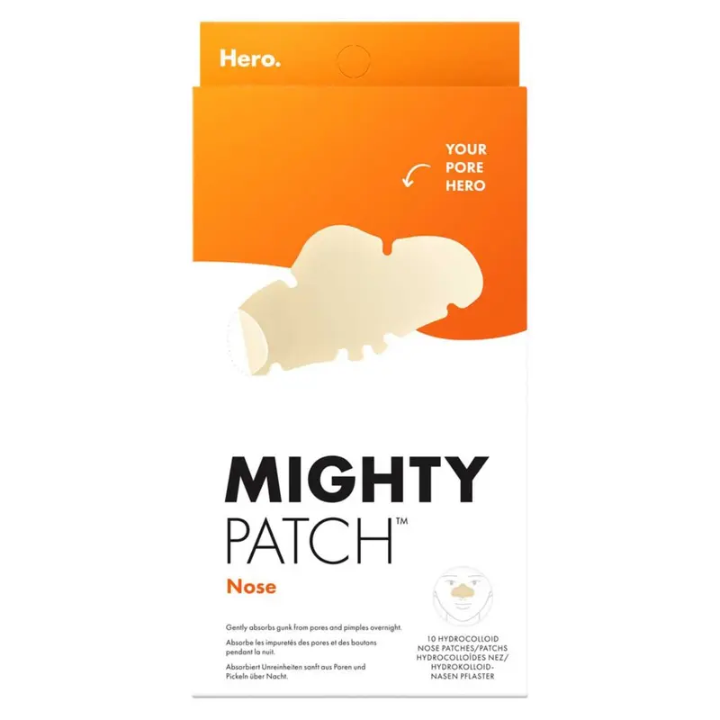 Hero Mighty Patch Nose Spot Patches, 10 Hydrocolloid Acne Patches
