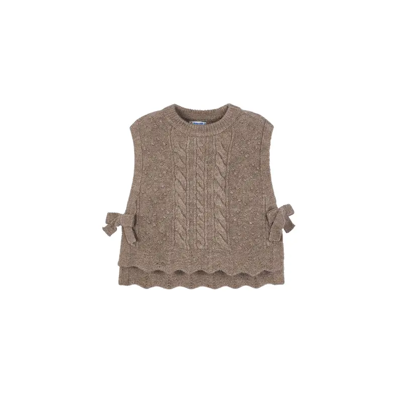 Knitted Vest Beige