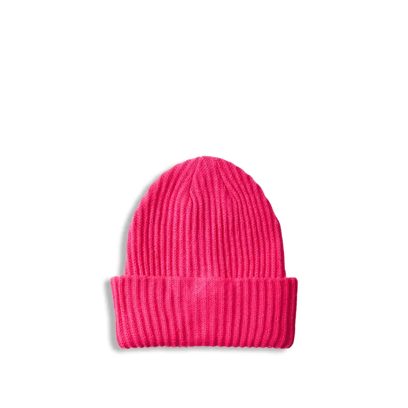 Hexo Rib Beanie Pink