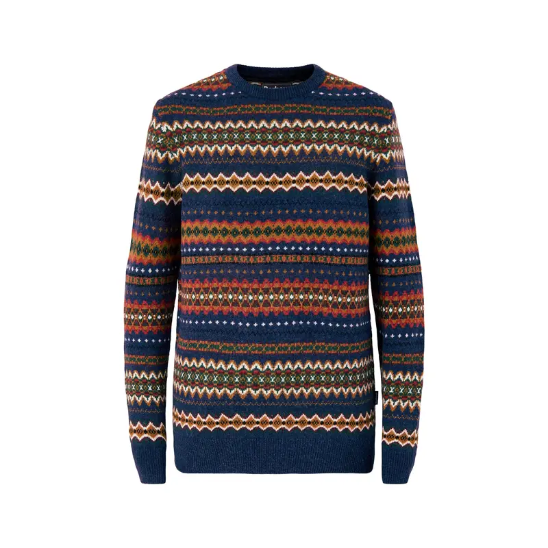 Case Fair Isle Crew Neck Sweater