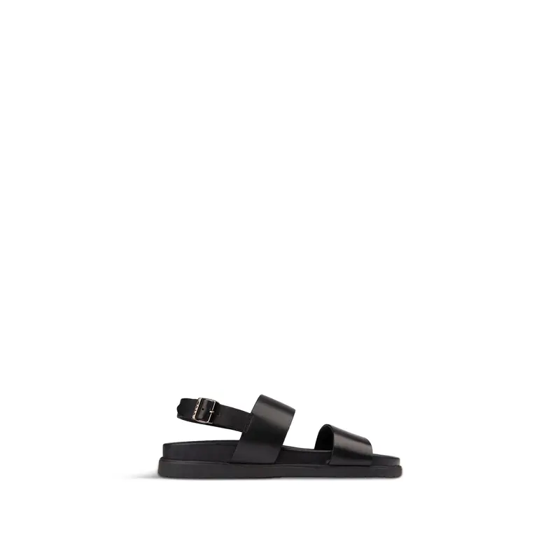 Jackson Leather Sandals Black