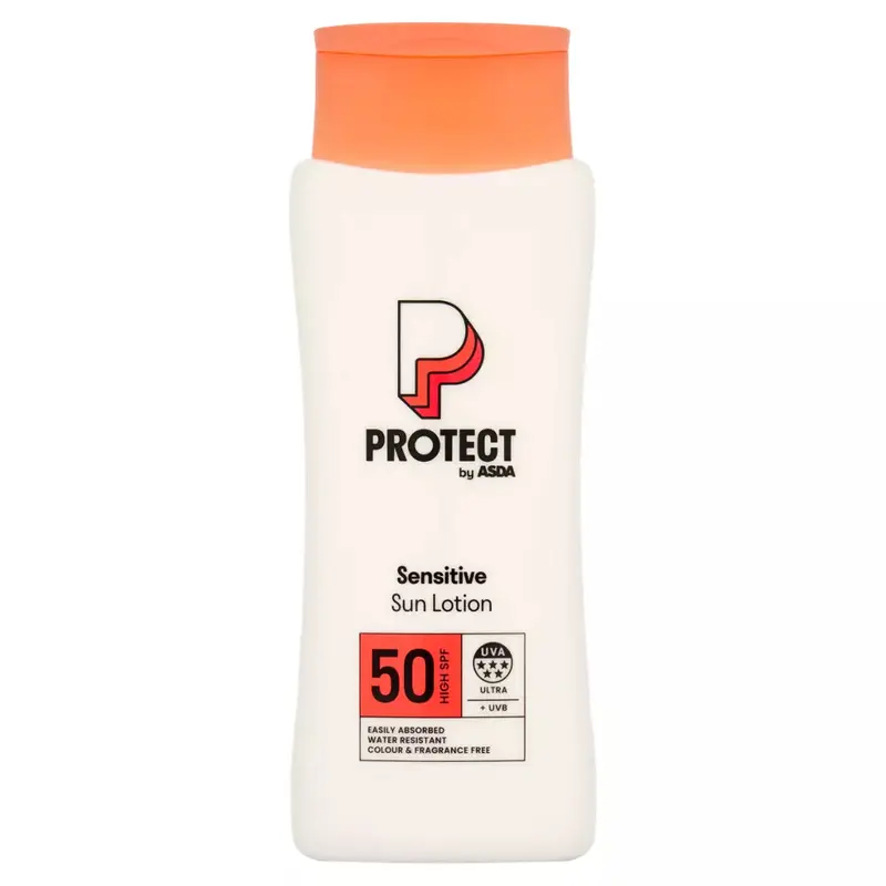 ASDA Protect Sensitive Sun Lotion SPF50 High 200ml